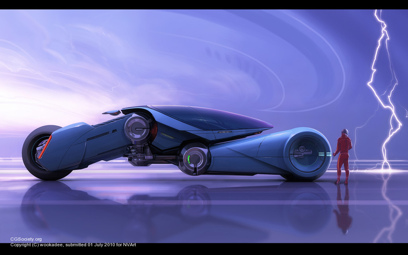 Illustration for article titled Futuristic cars inspired by Syd Mead's Blade Runner designs